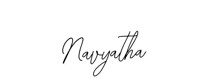 The best way (Bearetta-2O07w) to make a short signature is to pick only two or three words in your name. The name Navyatha include a total of six letters. For converting this name. Navyatha signature style 12 images and pictures png