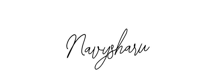 Make a beautiful signature design for name Navysharu. With this signature (Bearetta-2O07w) style, you can create a handwritten signature for free. Navysharu signature style 12 images and pictures png