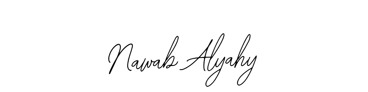 Also we have Nawab Alyahy name is the best signature style. Create professional handwritten signature collection using Bearetta-2O07w autograph style. Nawab Alyahy signature style 12 images and pictures png