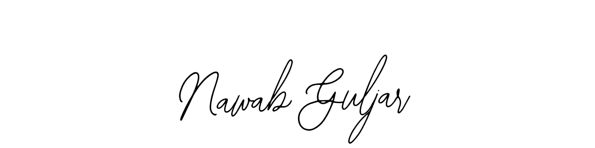 Create a beautiful signature design for name Nawab Guljar. With this signature (Bearetta-2O07w) fonts, you can make a handwritten signature for free. Nawab Guljar signature style 12 images and pictures png