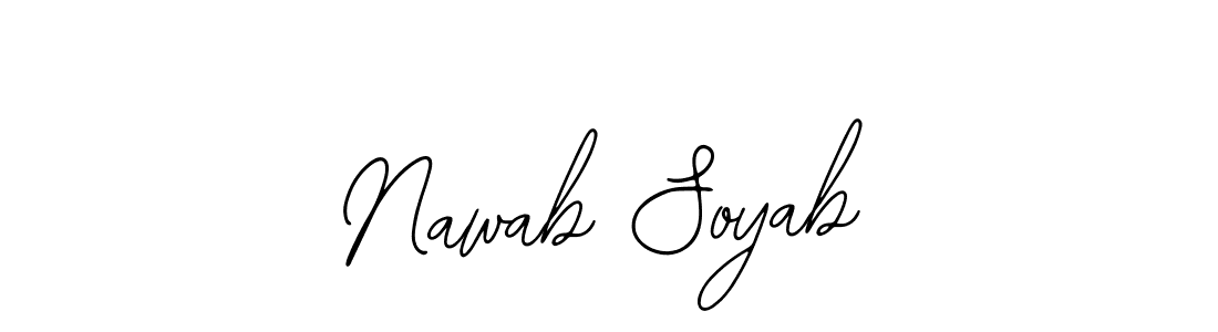 This is the best signature style for the Nawab Soyab name. Also you like these signature font (Bearetta-2O07w). Mix name signature. Nawab Soyab signature style 12 images and pictures png