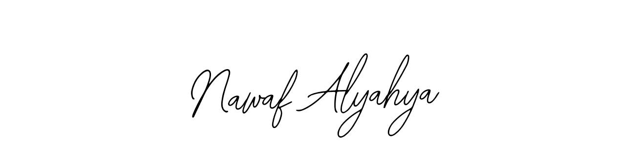 It looks lik you need a new signature style for name Nawaf Alyahya. Design unique handwritten (Bearetta-2O07w) signature with our free signature maker in just a few clicks. Nawaf Alyahya signature style 12 images and pictures png