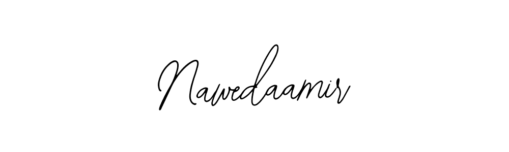 Create a beautiful signature design for name Nawedaamir. With this signature (Bearetta-2O07w) fonts, you can make a handwritten signature for free. Nawedaamir signature style 12 images and pictures png