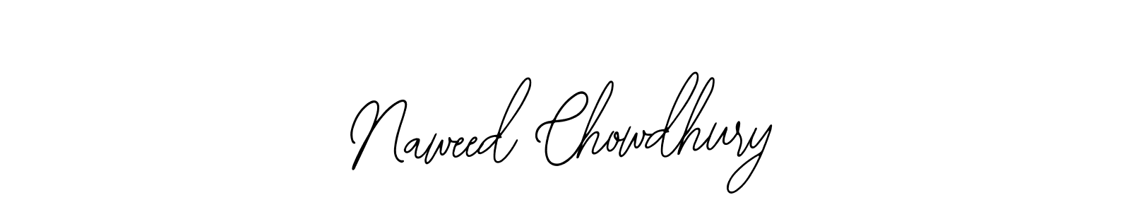 How to make Naweed Chowdhury signature? Bearetta-2O07w is a professional autograph style. Create handwritten signature for Naweed Chowdhury name. Naweed Chowdhury signature style 12 images and pictures png