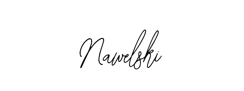 Also You can easily find your signature by using the search form. We will create Nawelski name handwritten signature images for you free of cost using Bearetta-2O07w sign style. Nawelski signature style 12 images and pictures png