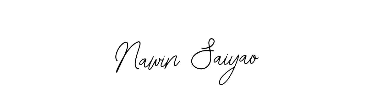 if you are searching for the best signature style for your name Nawin Saiyao. so please give up your signature search. here we have designed multiple signature styles  using Bearetta-2O07w. Nawin Saiyao signature style 12 images and pictures png