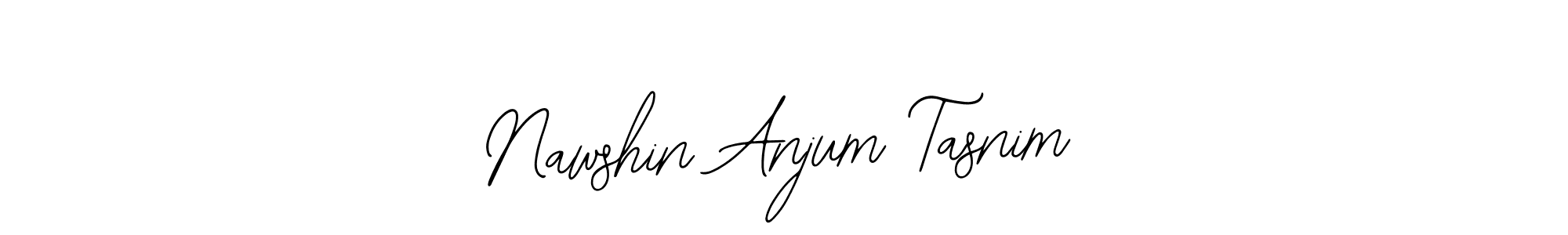 Make a beautiful signature design for name Nawshin Anjum Tasnim. With this signature (Bearetta-2O07w) style, you can create a handwritten signature for free. Nawshin Anjum Tasnim signature style 12 images and pictures png