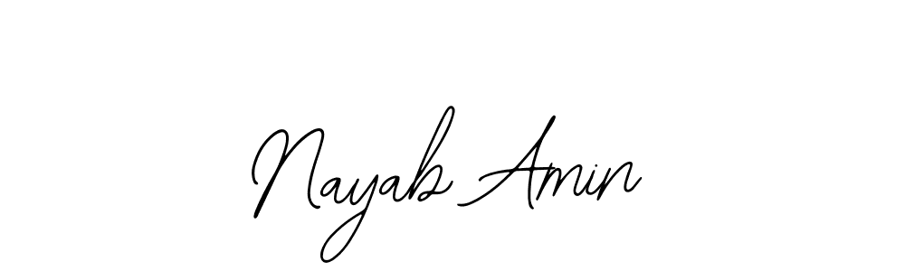 Nayab Amin stylish signature style. Best Handwritten Sign (Bearetta-2O07w) for my name. Handwritten Signature Collection Ideas for my name Nayab Amin. Nayab Amin signature style 12 images and pictures png