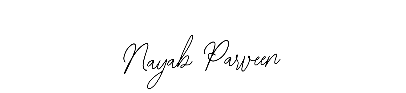 See photos of Nayab Parveen official signature by Spectra . Check more albums & portfolios. Read reviews & check more about Bearetta-2O07w font. Nayab Parveen signature style 12 images and pictures png