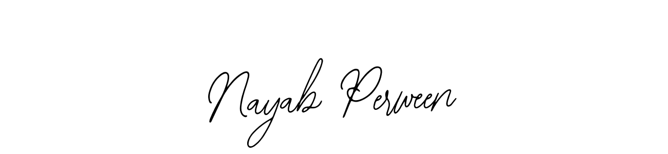 See photos of Nayab Perween official signature by Spectra . Check more albums & portfolios. Read reviews & check more about Bearetta-2O07w font. Nayab Perween signature style 12 images and pictures png