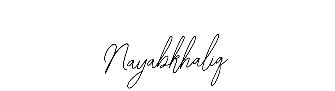 Also You can easily find your signature by using the search form. We will create Nayabkhaliq name handwritten signature images for you free of cost using Bearetta-2O07w sign style. Nayabkhaliq signature style 12 images and pictures png