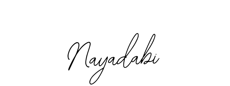 Design your own signature with our free online signature maker. With this signature software, you can create a handwritten (Bearetta-2O07w) signature for name Nayadabi. Nayadabi signature style 12 images and pictures png