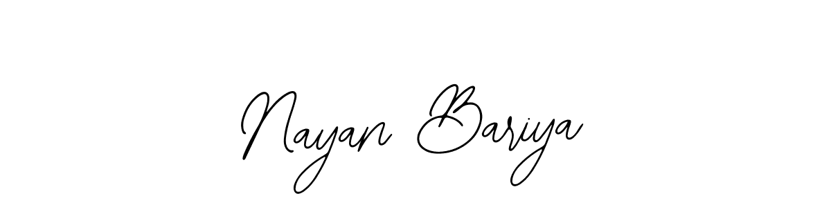 Also You can easily find your signature by using the search form. We will create Nayan Bariya name handwritten signature images for you free of cost using Bearetta-2O07w sign style. Nayan Bariya signature style 12 images and pictures png