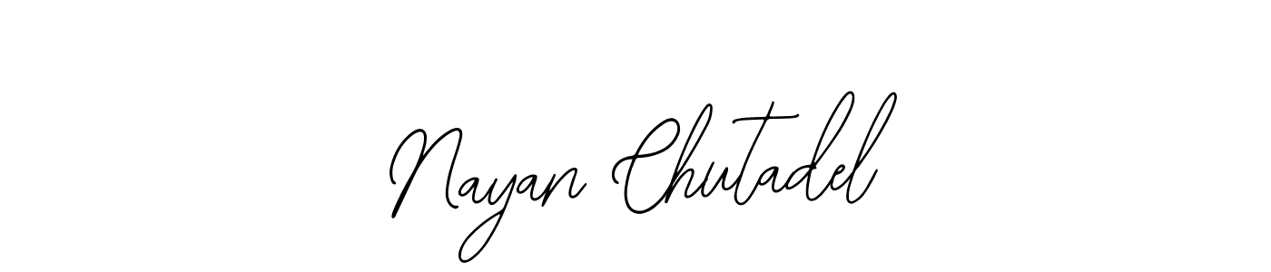 Create a beautiful signature design for name Nayan Chutadel. With this signature (Bearetta-2O07w) fonts, you can make a handwritten signature for free. Nayan Chutadel signature style 12 images and pictures png