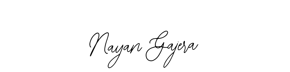 Make a short Nayan Gajera signature style. Manage your documents anywhere anytime using Bearetta-2O07w. Create and add eSignatures, submit forms, share and send files easily. Nayan Gajera signature style 12 images and pictures png