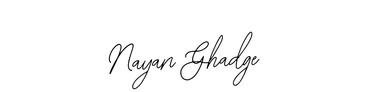 if you are searching for the best signature style for your name Nayan Ghadge. so please give up your signature search. here we have designed multiple signature styles  using Bearetta-2O07w. Nayan Ghadge signature style 12 images and pictures png