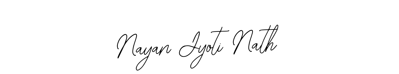 You should practise on your own different ways (Bearetta-2O07w) to write your name (Nayan Jyoti Nath) in signature. don't let someone else do it for you. Nayan Jyoti Nath signature style 12 images and pictures png