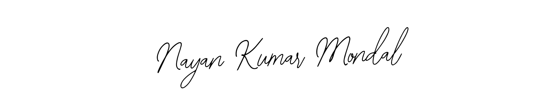 The best way (Bearetta-2O07w) to make a short signature is to pick only two or three words in your name. The name Nayan Kumar Mondal include a total of six letters. For converting this name. Nayan Kumar Mondal signature style 12 images and pictures png