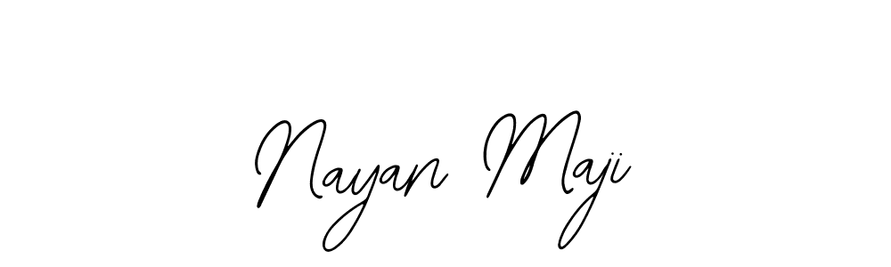if you are searching for the best signature style for your name Nayan Maji. so please give up your signature search. here we have designed multiple signature styles  using Bearetta-2O07w. Nayan Maji signature style 12 images and pictures png