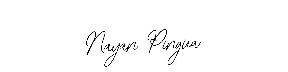 Also we have Nayan Pingua name is the best signature style. Create professional handwritten signature collection using Bearetta-2O07w autograph style. Nayan Pingua signature style 12 images and pictures png
