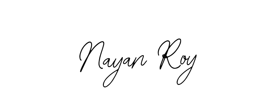 Design your own signature with our free online signature maker. With this signature software, you can create a handwritten (Bearetta-2O07w) signature for name Nayan Roy. Nayan Roy signature style 12 images and pictures png