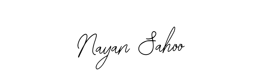 Design your own signature with our free online signature maker. With this signature software, you can create a handwritten (Bearetta-2O07w) signature for name Nayan Sahoo. Nayan Sahoo signature style 12 images and pictures png