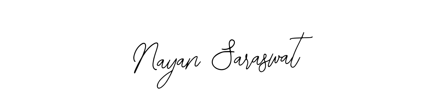 The best way (Bearetta-2O07w) to make a short signature is to pick only two or three words in your name. The name Nayan Saraswat include a total of six letters. For converting this name. Nayan Saraswat signature style 12 images and pictures png