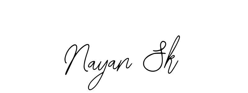 Nayan Sk stylish signature style. Best Handwritten Sign (Bearetta-2O07w) for my name. Handwritten Signature Collection Ideas for my name Nayan Sk. Nayan Sk signature style 12 images and pictures png