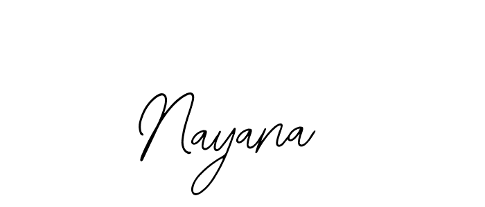 Use a signature maker to create a handwritten signature online. With this signature software, you can design (Bearetta-2O07w) your own signature for name Nayana . Nayana  signature style 12 images and pictures png