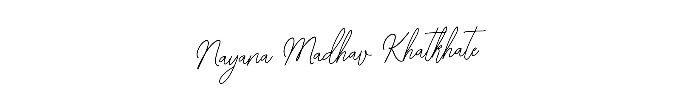 Nayana Madhav Khatkhate stylish signature style. Best Handwritten Sign (Bearetta-2O07w) for my name. Handwritten Signature Collection Ideas for my name Nayana Madhav Khatkhate. Nayana Madhav Khatkhate signature style 12 images and pictures png