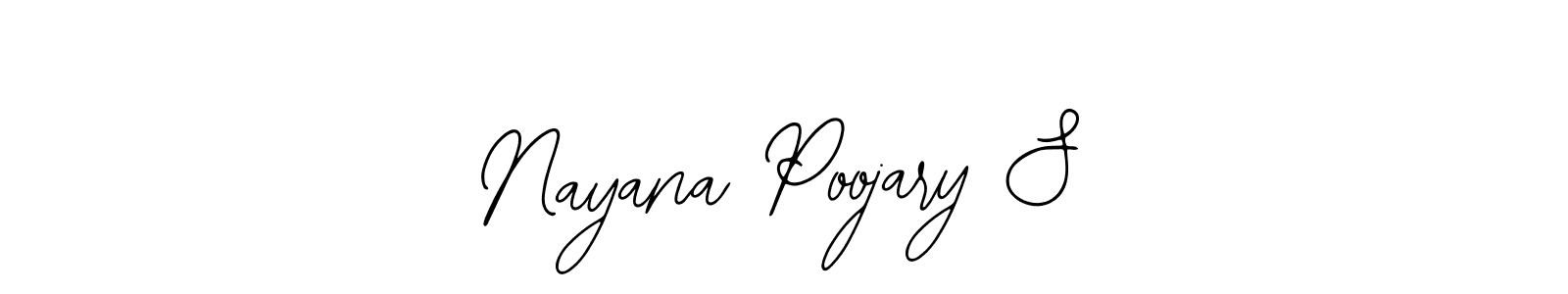 Similarly Bearetta-2O07w is the best handwritten signature design. Signature creator online .You can use it as an online autograph creator for name Nayana Poojary S. Nayana Poojary S signature style 12 images and pictures png