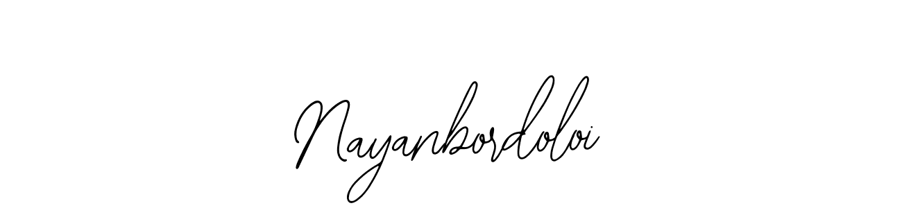 Use a signature maker to create a handwritten signature online. With this signature software, you can design (Bearetta-2O07w) your own signature for name Nayanbordoloi. Nayanbordoloi signature style 12 images and pictures png