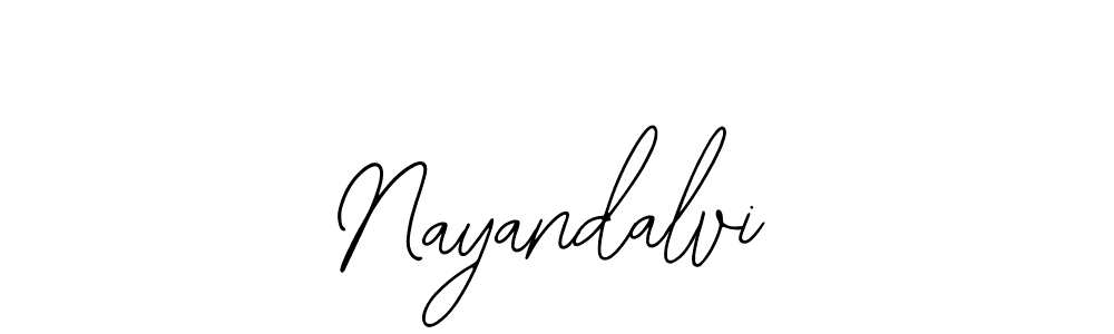 The best way (Bearetta-2O07w) to make a short signature is to pick only two or three words in your name. The name Nayandalvi include a total of six letters. For converting this name. Nayandalvi signature style 12 images and pictures png