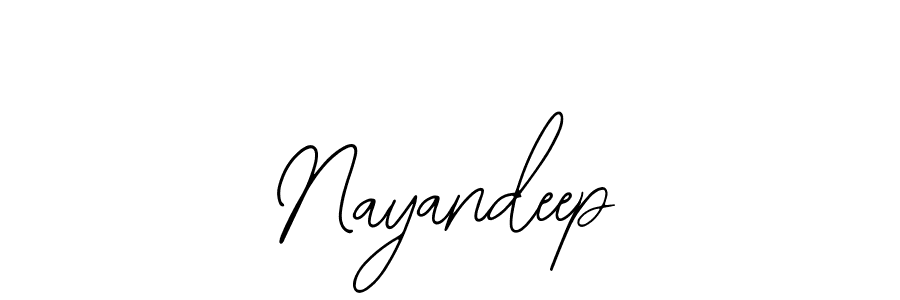 Use a signature maker to create a handwritten signature online. With this signature software, you can design (Bearetta-2O07w) your own signature for name Nayandeep. Nayandeep signature style 12 images and pictures png