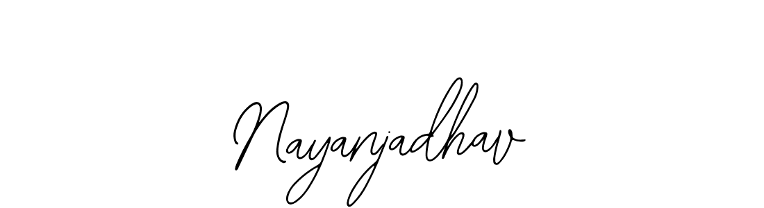 Use a signature maker to create a handwritten signature online. With this signature software, you can design (Bearetta-2O07w) your own signature for name Nayanjadhav. Nayanjadhav signature style 12 images and pictures png
