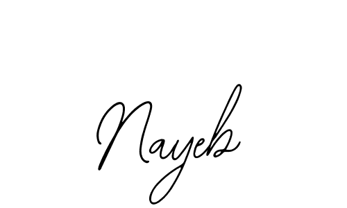 Nayeb stylish signature style. Best Handwritten Sign (Bearetta-2O07w) for my name. Handwritten Signature Collection Ideas for my name Nayeb. Nayeb signature style 12 images and pictures png