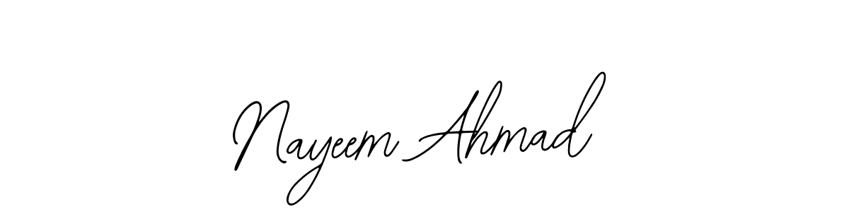 How to make Nayeem Ahmad signature? Bearetta-2O07w is a professional autograph style. Create handwritten signature for Nayeem Ahmad name. Nayeem Ahmad signature style 12 images and pictures png