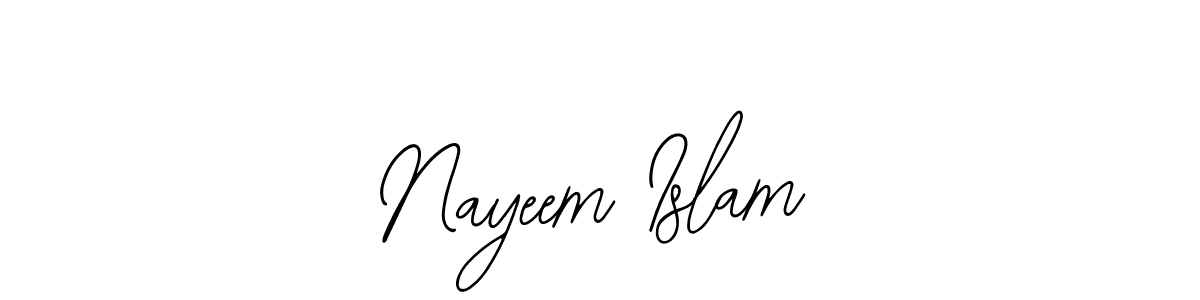This is the best signature style for the Nayeem Islam name. Also you like these signature font (Bearetta-2O07w). Mix name signature. Nayeem Islam signature style 12 images and pictures png