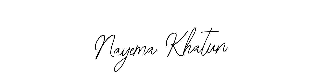 Make a beautiful signature design for name Nayema Khatun. Use this online signature maker to create a handwritten signature for free. Nayema Khatun signature style 12 images and pictures png