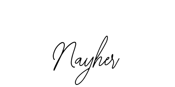 if you are searching for the best signature style for your name Nayher. so please give up your signature search. here we have designed multiple signature styles  using Bearetta-2O07w. Nayher signature style 12 images and pictures png