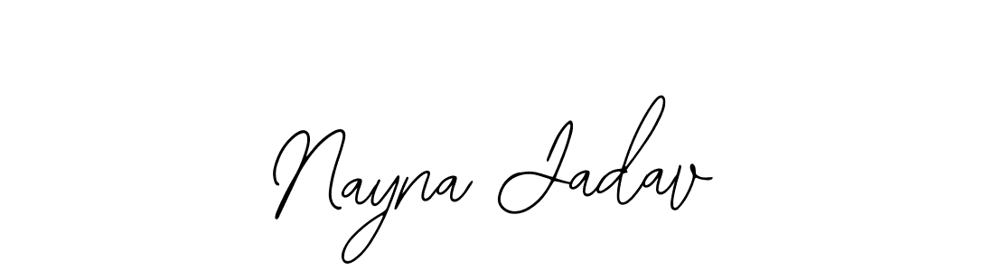 if you are searching for the best signature style for your name Nayna Jadav. so please give up your signature search. here we have designed multiple signature styles  using Bearetta-2O07w. Nayna Jadav signature style 12 images and pictures png