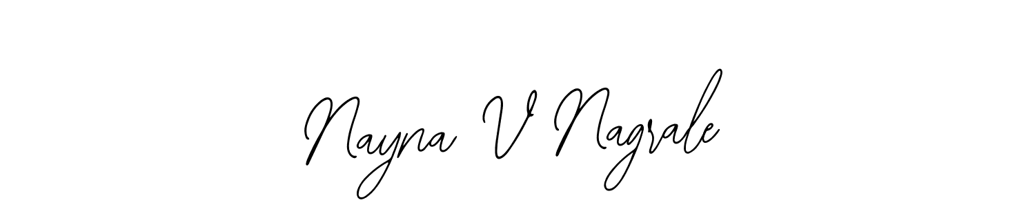 How to make Nayna V Nagrale signature? Bearetta-2O07w is a professional autograph style. Create handwritten signature for Nayna V Nagrale name. Nayna V Nagrale signature style 12 images and pictures png