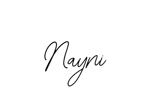 How to make Nayni name signature. Use Bearetta-2O07w style for creating short signs online. This is the latest handwritten sign. Nayni signature style 12 images and pictures png