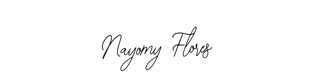 Nayomy Flores stylish signature style. Best Handwritten Sign (Bearetta-2O07w) for my name. Handwritten Signature Collection Ideas for my name Nayomy Flores. Nayomy Flores signature style 12 images and pictures png