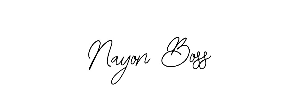 Check out images of Autograph of Nayon Boss name. Actor Nayon Boss Signature Style. Bearetta-2O07w is a professional sign style online. Nayon Boss signature style 12 images and pictures png