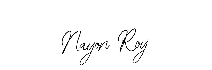 Also we have Nayon Roy name is the best signature style. Create professional handwritten signature collection using Bearetta-2O07w autograph style. Nayon Roy signature style 12 images and pictures png