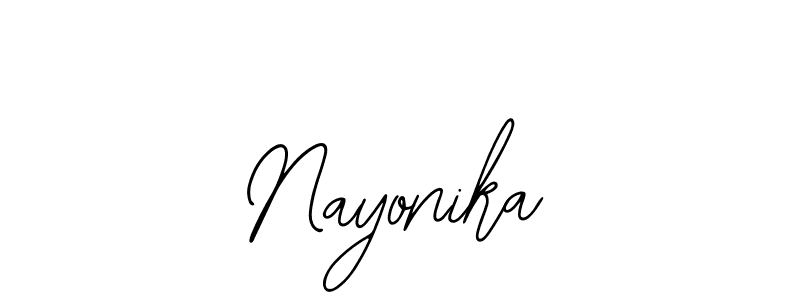 if you are searching for the best signature style for your name Nayonika. so please give up your signature search. here we have designed multiple signature styles  using Bearetta-2O07w. Nayonika signature style 12 images and pictures png