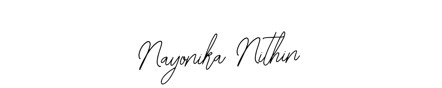 It looks lik you need a new signature style for name Nayonika Nithin. Design unique handwritten (Bearetta-2O07w) signature with our free signature maker in just a few clicks. Nayonika Nithin signature style 12 images and pictures png