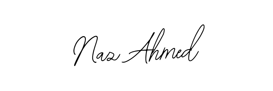 Design your own signature with our free online signature maker. With this signature software, you can create a handwritten (Bearetta-2O07w) signature for name Naz Ahmed. Naz Ahmed signature style 12 images and pictures png