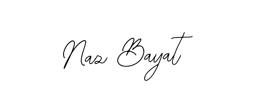 Make a beautiful signature design for name Naz Bayat. With this signature (Bearetta-2O07w) style, you can create a handwritten signature for free. Naz Bayat signature style 12 images and pictures png